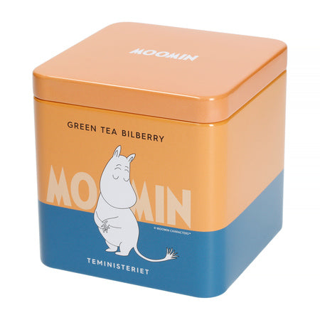 Moomin Green Tea Bilberry - Žalioji biri arbata su mėlynėmis, 100 g