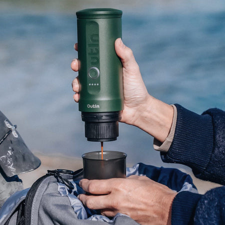 Outin - Nano Espresso nešiojamas kavos aparatas, žalias