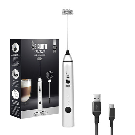 Bialetti Whipper Pro Silver pieno putų plakiklis