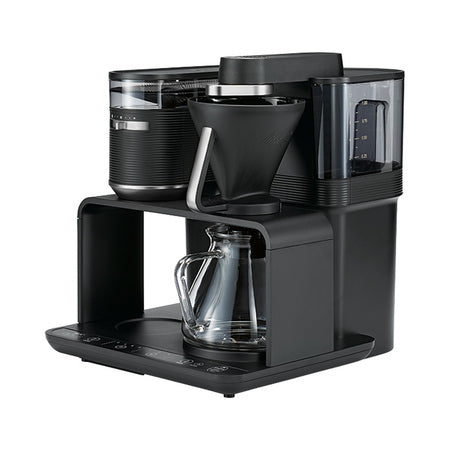 Melitta EPOS Black-Silver filtrinis kavos aparatas su integruotu malūnėliu