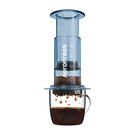 AeroPress Clear Blue Coffee Maker