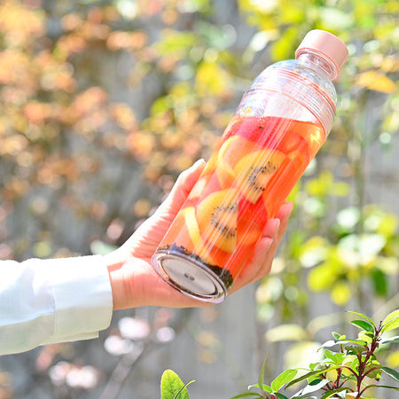 Hario - Filter-In Bottle Portable, 400ml rožinis