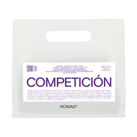 Nomad Coffee – Tanzania Acacia Hills Gesha Washed kavos pupelės, 250 g