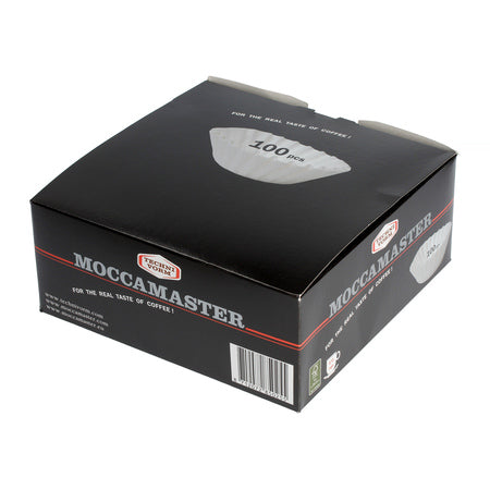 Moccamaster 100 popierinių filtrų, skirtų "Moccamaster Thermoserve" ir "CDT Grand"