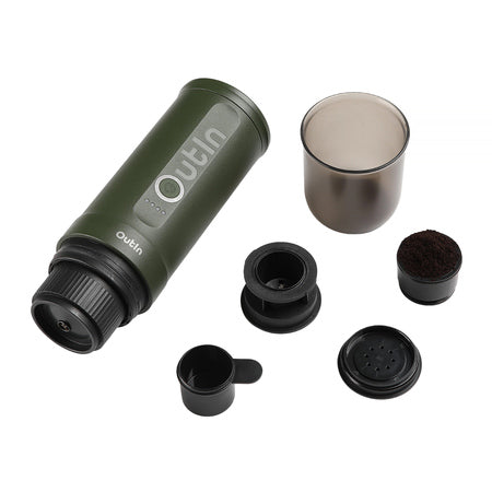 Outin - Nano Espresso nešiojamas kavos aparatas, žalias
