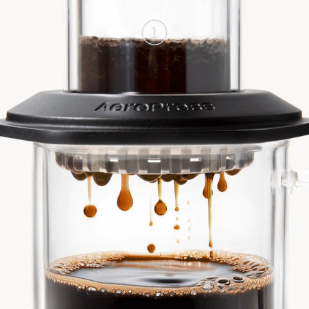 AeroPress Premium - Glass Coffe Maker Black