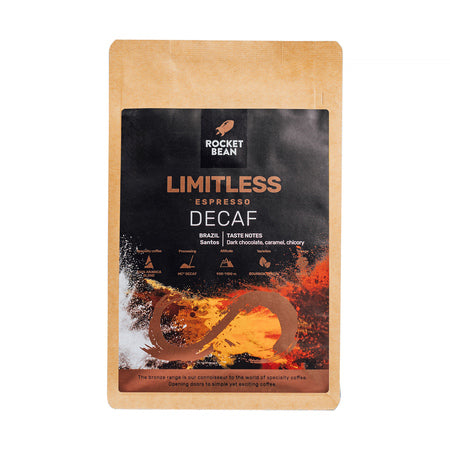 Rocket Bean - Brazylia Limitless Decaf Espresso kavos pupelės, 200 g