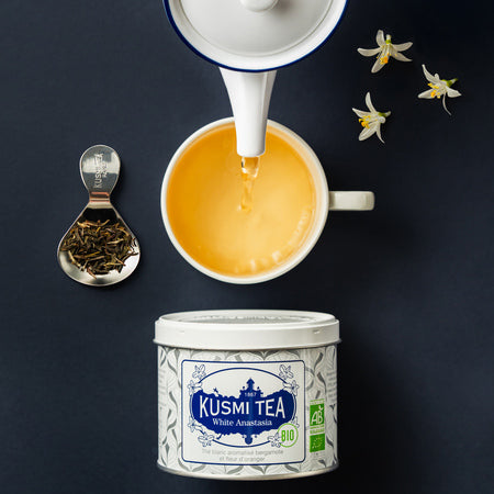 Kusmi Tea - White Anastasia ekologiška baltoji arbata, biri 90 g