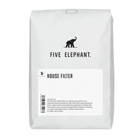 Five Elephant - House Blend Filter kavos pupelės, 1kg