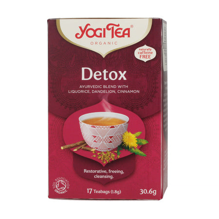 Yogi Tea Detox Dandelion, ekologiška arbata maišeliuose