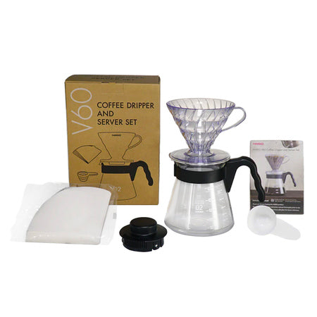 Hario - V60 Craft Coffee Maker - lašintuvas + serveris + filtrai