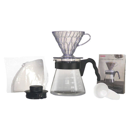 Hario - V60 Craft Coffee Maker - lašintuvas + serveris + filtrai