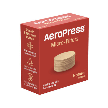 AeroPress Popieriniai kavos filtrai "Natural" 200vnt.