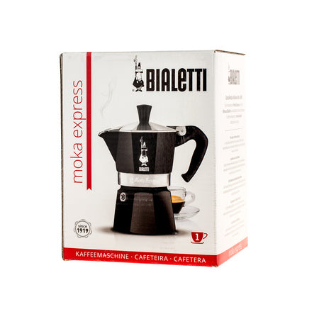Bialetti Moka Express kavinukas 1-cup Juodas