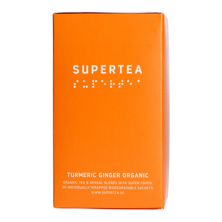Supertea ciberžolė imbieras - BIO 20 arbatos maišelių