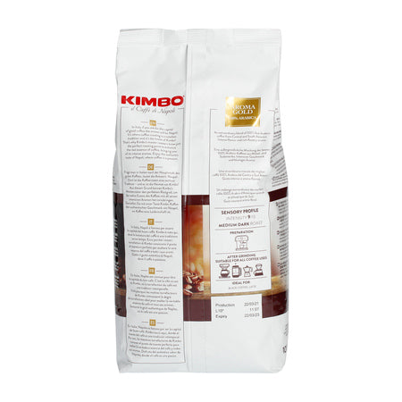 Kimbo Aroma Gold Kavos pupelės, 1kg